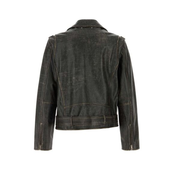 Golden Goose Deluxe Brand Men Slate Leather Jacket - Picture 2 of 2